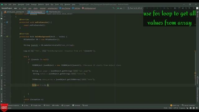 Json Parsing in Android смотреть онлайн