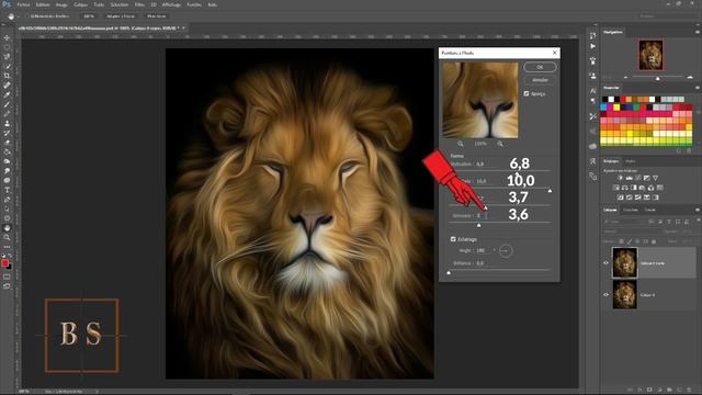 Tutoriel Photoshop CC 2015.5 Effet de peinture fluide sur une image смотреть онлайн