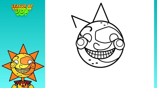 How to DRAW DAYCARE ATTENDANT [ SUNRISE ] - Five Nights at Freddy's Security Breach - FNAF смотреть онлайн