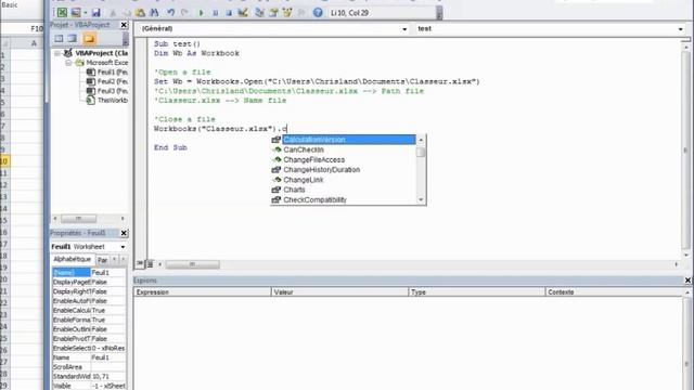 How to Open and Close an Excel file with VBA смотреть онлайн