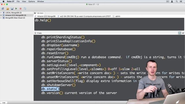 MongoDB Shell: 04 Getting help in the MongoDB shell смотреть онлайн