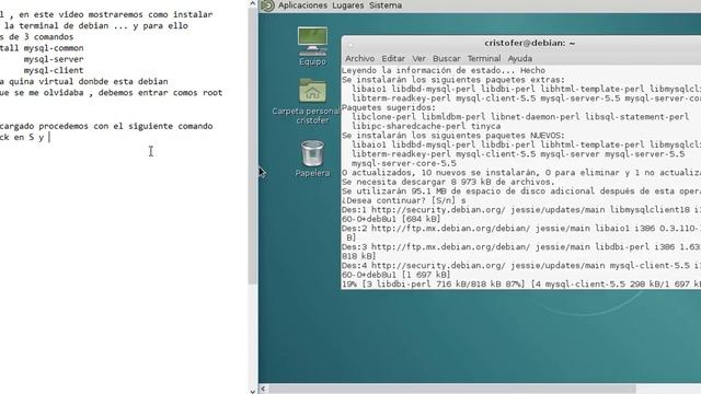 Como instalar Mysql en Debian смотреть онлайн