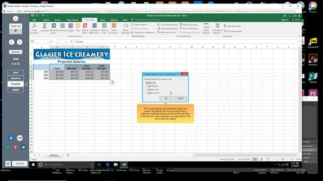 007-Create Defined Names for a Range Using the Create from Selection Option смотреть онлайн