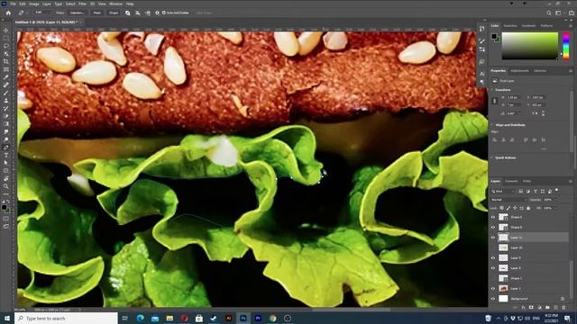 Burger vector art Photoshop | How to make Vector in Photoshop Urdu Hindi смотреть онлайн