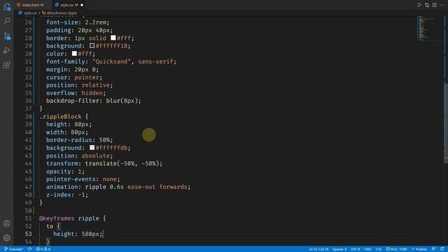 Button Ripple Effect like Material UI смотреть онлайн