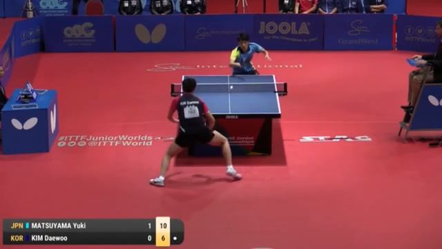 WJTTC 2016 Highlights: Yuki Matsuyama vs Kim Daewoo (Team-Final) смотреть онлайн