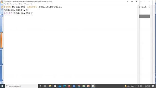 How to create packages in python & how to import package смотреть онлайн