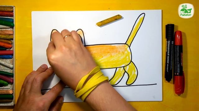 Как нарисовать Тигра, Урок рисования для детей от 3 лет смотреть онлайн