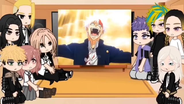 Tokyo Revengers react to Takemichi as Gojo | Gacha club смотреть онлайн