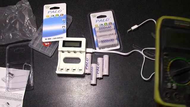 АА аккумуляторы PALO + USB Зарядное устройство смотреть онлайн