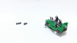 Lego Rhino Animal MOC - LEGO CREATOR 31058 alternative build tutorial