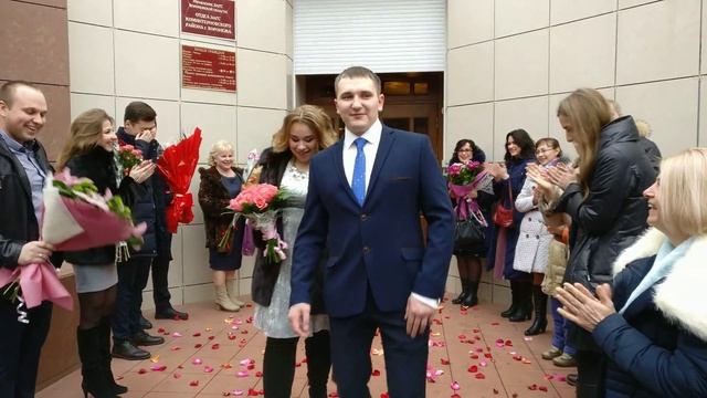 ЗАГС Свадьба Максима и Ольги Боевых, г. Воронеж, 09.12.2017 г. смотреть онлайн