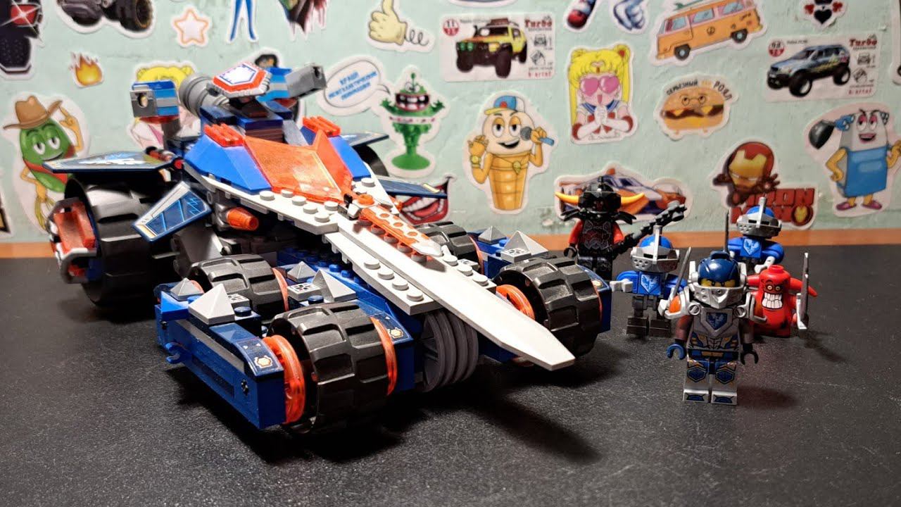 УСТРАШАЮЩИЙ РАЗРУШИТЕЛЬ Клэя / Обзор Lego | NEXO KNIGHTS смотреть онлайн