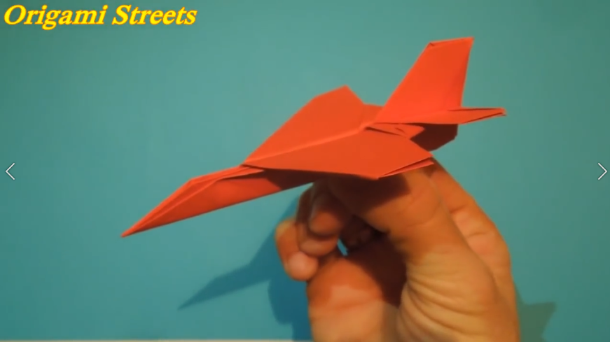 Как сделать самолёт из бумаги. Оригами самолёт F16 из бумаги.mp4 смотреть онлайн