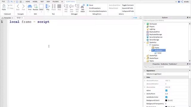 HOW TO MAKE AN OPEN/CLOSE GUI BUTTON | ROBLOX LUA CODING | смотреть онлайн