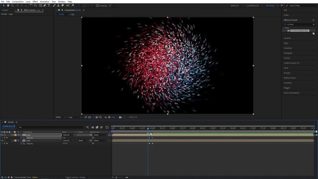 Particle Logo Animation Without Plugins | After Effects Tutorial | No Plugins смотреть онлайн