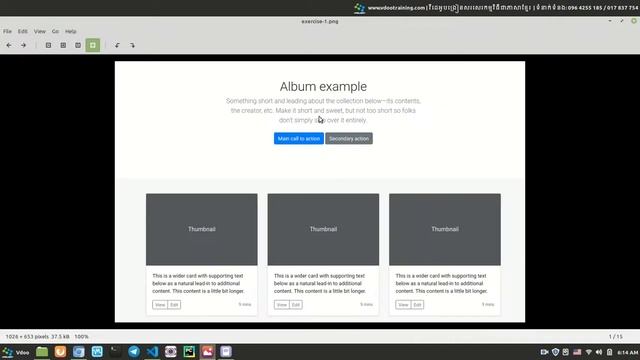 Create exercise 1 in Bootstrap смотреть онлайн