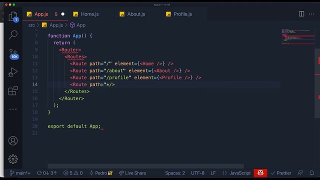 React Router V6 Tutorial - Routes, Redirecting, UseNavigate, UseParams... смотреть онлайн