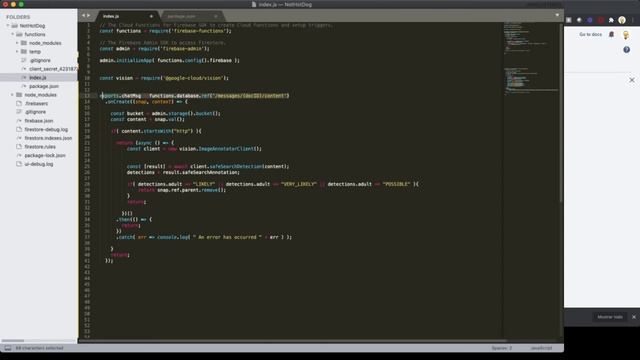 Cloud Functions: detectar contenido adulto con Google-Cloud Vision API смотреть онлайн