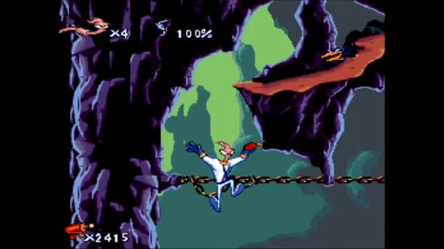 Intro & New Junk City - Earthworm Jim (SNES) — GameClips Library смотреть онлайн