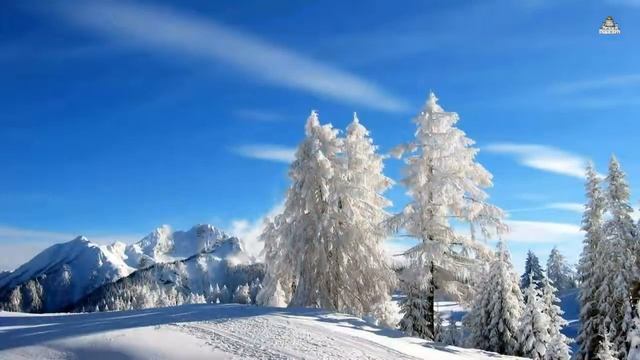 ♥ ♫ Потолок ледяной У леса на опушке Эдуард Хиль ЗИМА с субтитрами смотреть онлайн