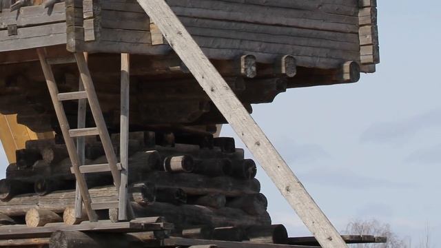Мельница-столбовка из деревни Борок смотреть онлайн