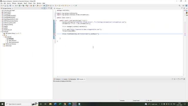 Selenium 03 - How To click In Selenium Automation Tool смотреть онлайн