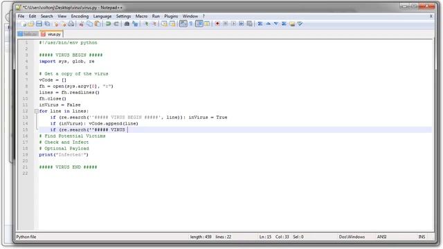 Creating a Virus in Python смотреть онлайн