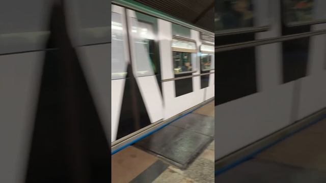 Отправление нового тематического поезда «МЦД 4» со станции «Черкизовская» смотреть онлайн