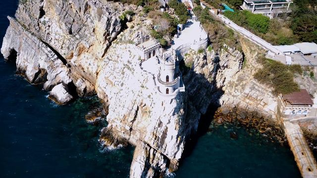 4K Ласточкино гнездо, Республика Крым, рядом с Ялтой, drone - Xiaomi Fimi X8 SE 2020 смотреть онлайн
