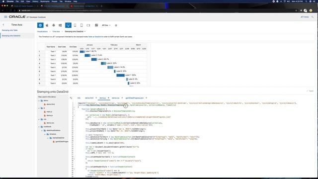 08 Oracle JET TimeAxis GridView смотреть онлайн