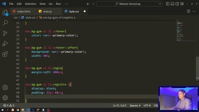 1.WEBSITE CON BOOTSTRAP DESDE CERO - HEADER NAVBAR смотреть онлайн