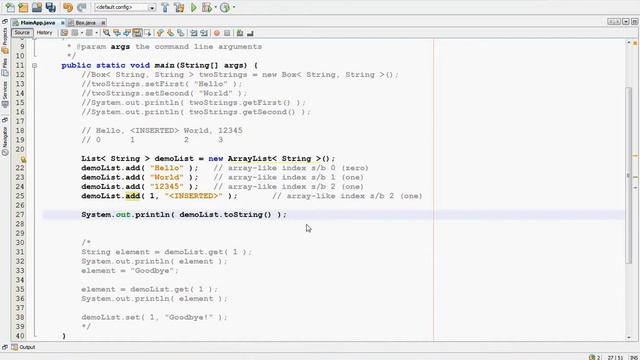 Week 12 Java Collections and Generics Part 8 смотреть онлайн