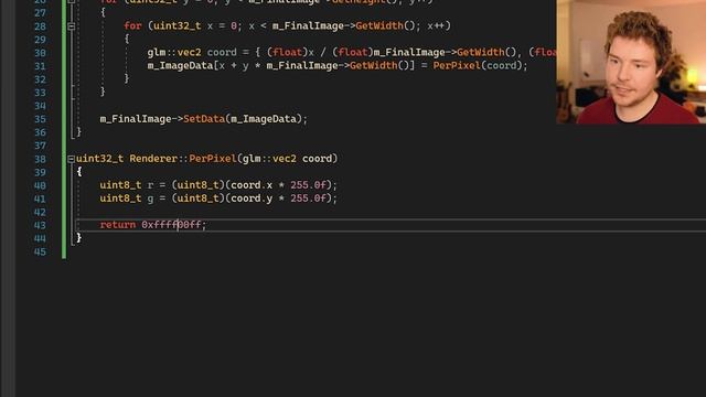 Rendering a Sphere Using Ray Tracing! // Ray Tracing Series смотреть онлайн