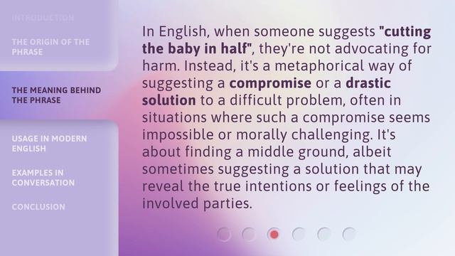 Unraveling the Wisdom: "Cut the Baby in Half" смотреть онлайн