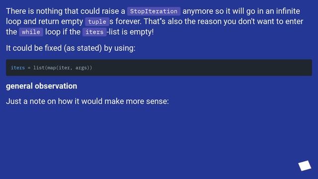Iterator as boolean statements? смотреть онлайн