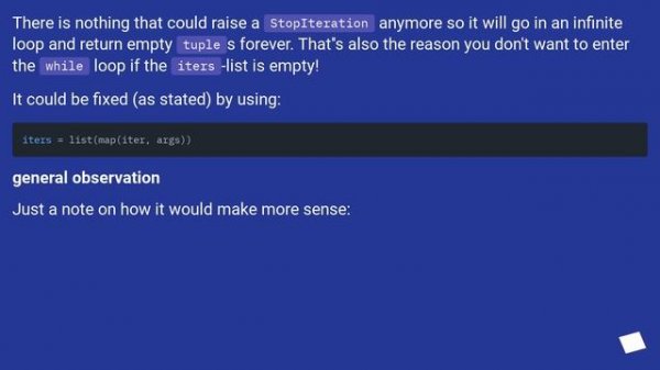 Iterator as boolean statements?