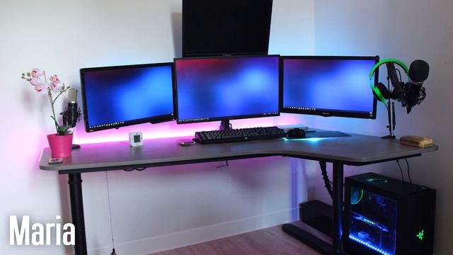 Tech Battle Episode 123 - BESTES 4 Monitor Setup! смотреть онлайн