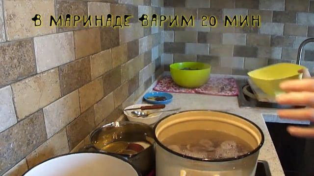 Грибы маринованные на зиму. Самый вкусный рецепт смотреть онлайн