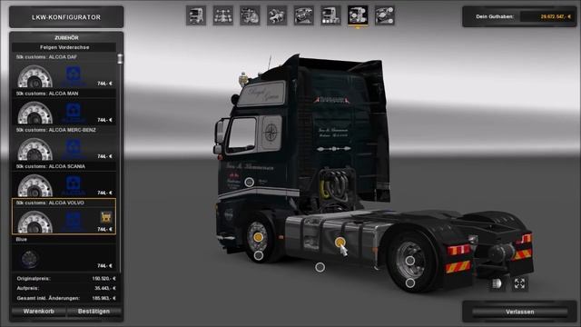 [ETS2 v1.22] Volvo FH Classic by Peerke145 + DLC Cabin смотреть онлайн