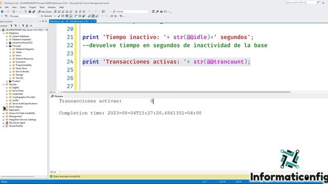 Curso de SQL Server 2021 desde cero | VARIABLES DE SISTEMA (video 73 ) смотреть онлайн