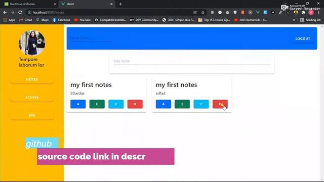 Laravel and Vue edit and update notes || Google Keep Clone | Part - 13 смотреть онлайн
