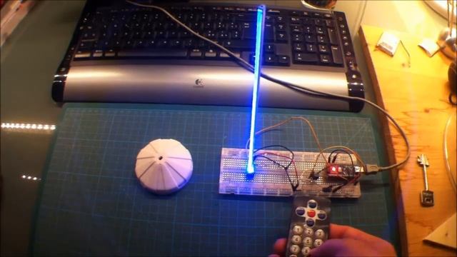 Arduino based mood lamp with IR remote control смотреть онлайн