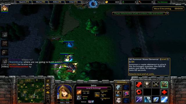 Jaina hoping to survive Warcraft 3 смотреть онлайн