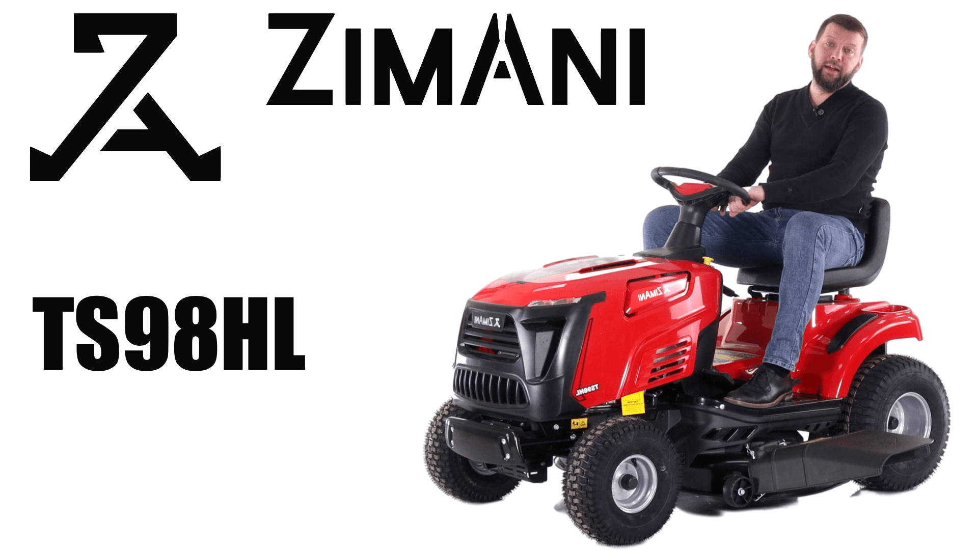 Обзор на садовый трактор ZimAni TS98HL смотреть онлайн