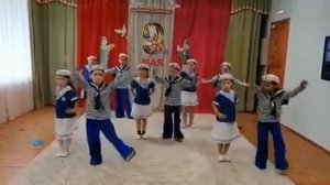 МАДОУ Каскаринский детский сад «Золотой петушок» — танец «Яблочко»