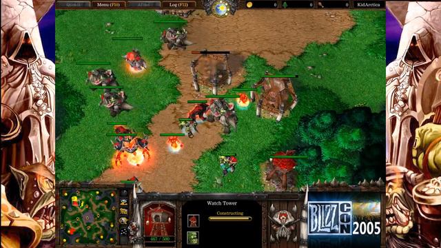Warcraft 3 - BlizzCon 2005 (Winners' Finals) 4K^Grubby (O) vs SK.Zacard (O) Game 3 смотреть онлайн