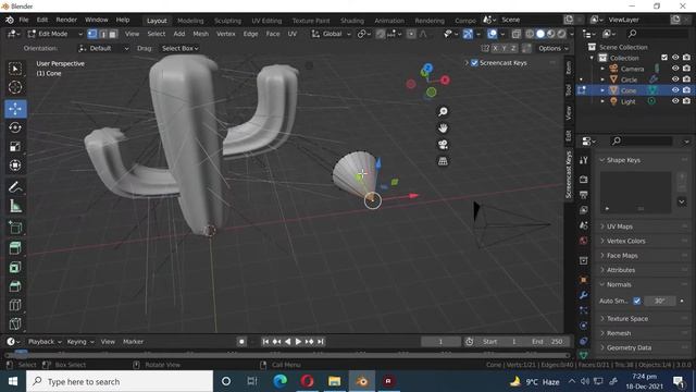 How to make a Stylized Cactus in Blender 3.0 | Blender Beginner Tutorial смотреть онлайн