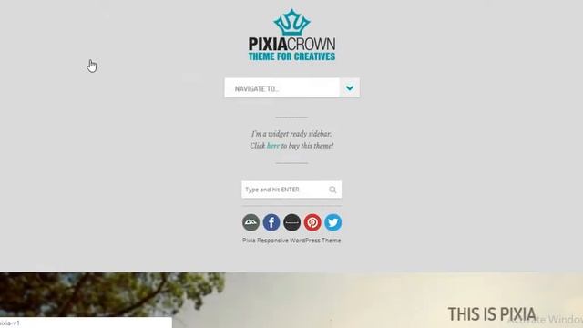 Pixia Showcase WordPress Theme смотреть онлайн