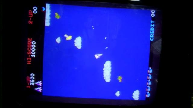 Space / Time Pilot game board arcade 1982 bootleg смотреть онлайн